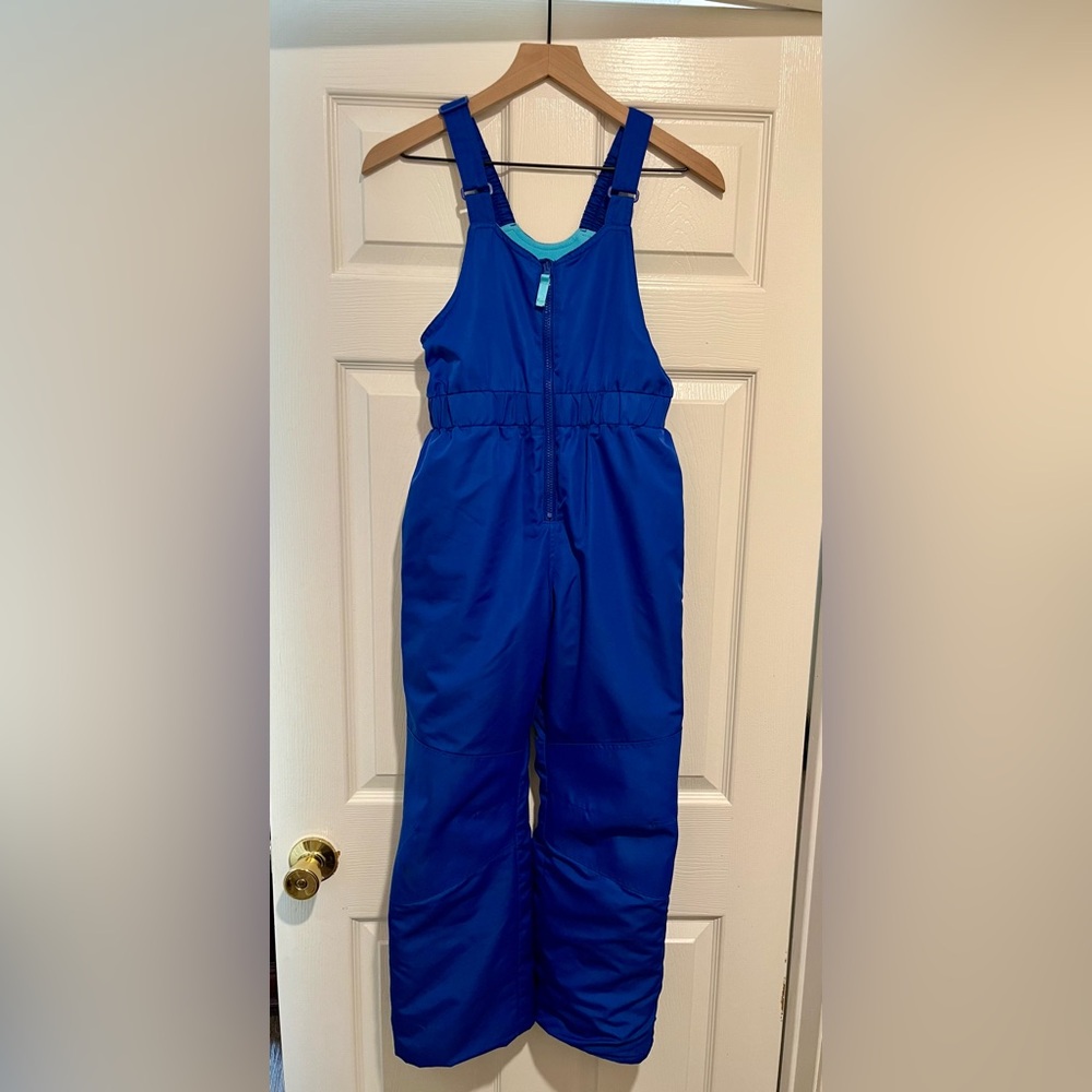 All in Motion Blue Kids Boys Snow Bib Size Medium